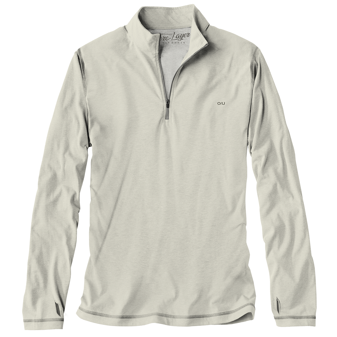 DriRelease 1/4 Zip Pullover Silver Green