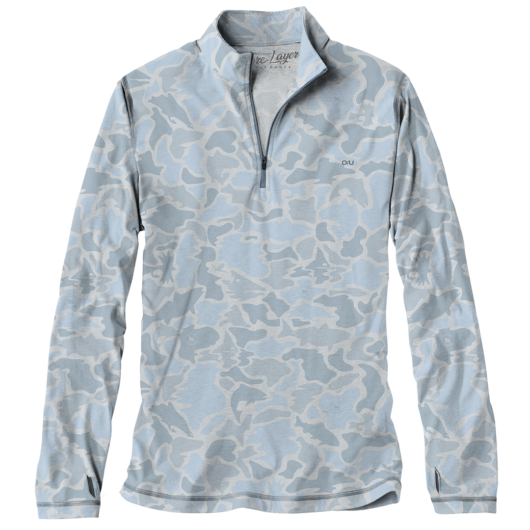 DriRelease 1/4 Zip Pullover Water Camo