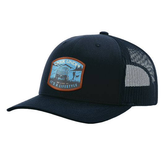 We Live It Mesh Back Navy